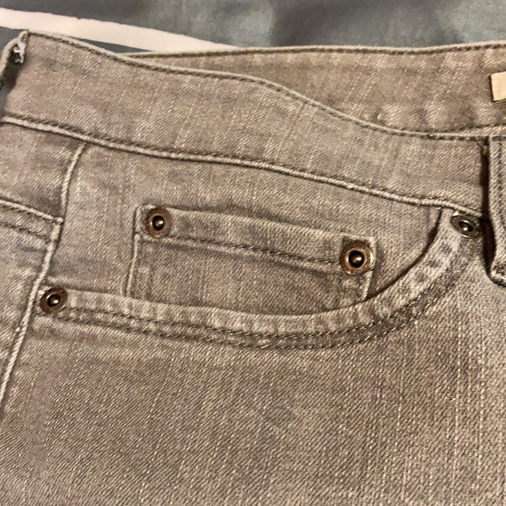 Jones NY stretch jeans size 12 gray - Picture 4 of 11